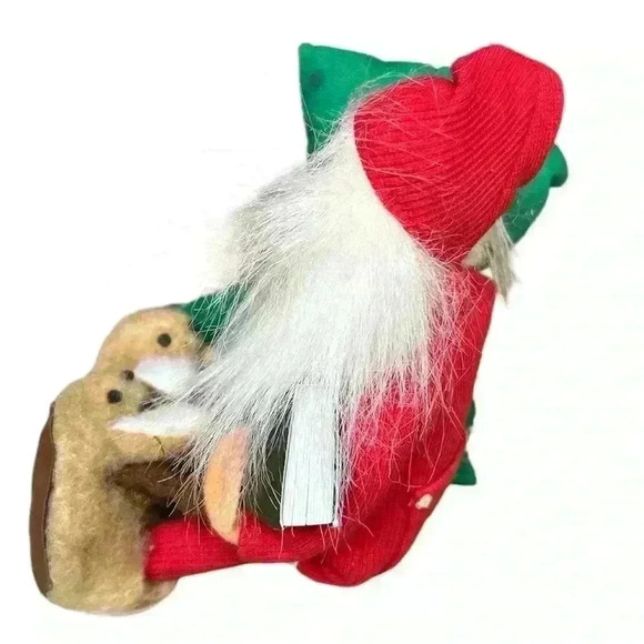 Annalee Santa Claus in Long Johns and mouse slippers 9” NWT - Picture 3 of 8